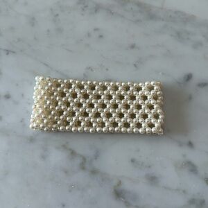 Beaded pearl bracelet